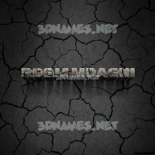 rdsjamdagni in Cracked Stone style - 3D name wallpaper rdsjamdagni in Cracked Stone style - 3D name wallpaper
