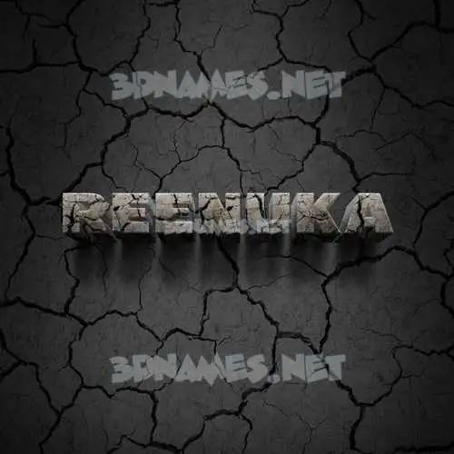 reenuka in Cracked Stone style - 3D name wallpaper reenuka in Cracked Stone style - 3D name wallpaper