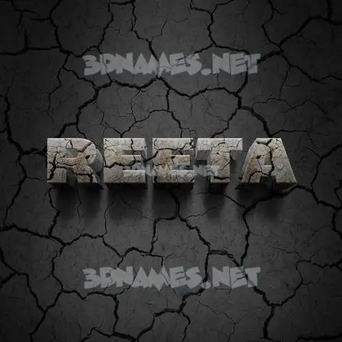 reeta in Cracked Stone style - 3D name wallpaper reeta in Cracked Stone style - 3D name wallpaper