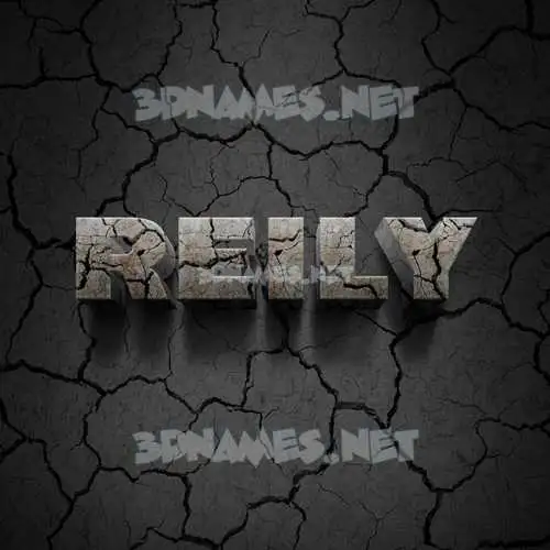 reily in Cracked Stone style - 3D name wallpaper reily in Cracked Stone style - 3D name wallpaper