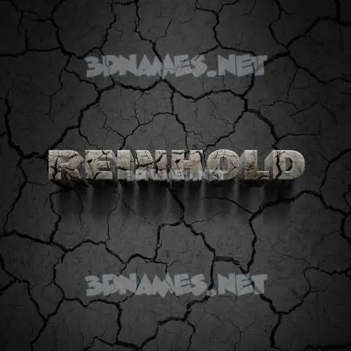 reinhold in Cracked Stone style - 3D name wallpaper reinhold in Cracked Stone style - 3D name wallpaper