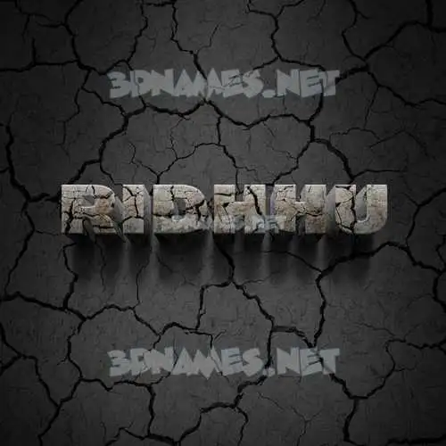 ridhhu in Cracked Stone style - 3D name wallpaper ridhhu in Cracked Stone style - 3D name wallpaper