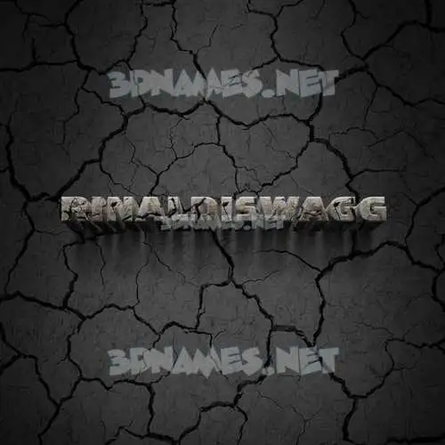 rinaldiswagg in Cracked Stone style - 3D name wallpaper rinaldiswagg in Cracked Stone style - 3D name wallpaper