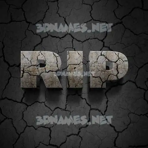 rip in Cracked Stone style - 3D name wallpaper rip in Cracked Stone style - 3D name wallpaper