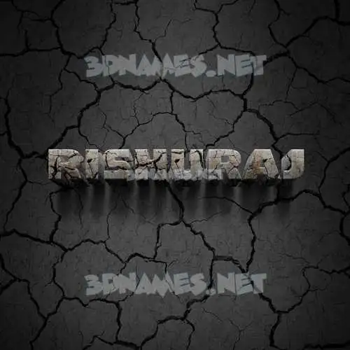 rishuraj in Cracked Stone style - 3D name wallpaper rishuraj in Cracked Stone style - 3D name wallpaper