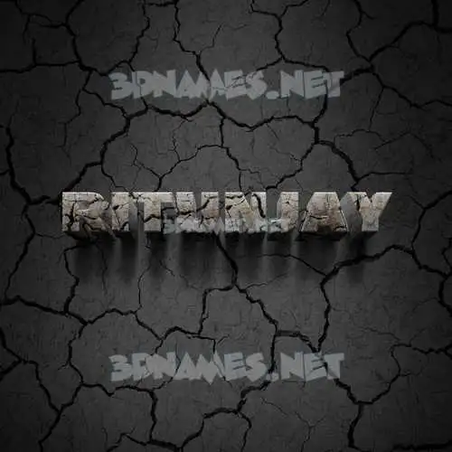 ritunjay in Cracked Stone style - 3D name wallpaper ritunjay in Cracked Stone style - 3D name wallpaper