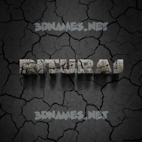 rituraj in Cracked Stone style - 3D name wallpaper rituraj in Cracked Stone style - 3D name wallpaper