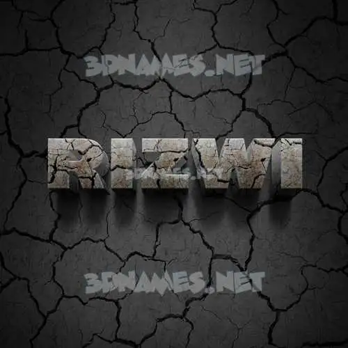 rizwi in Cracked Stone style - 3D name wallpaper rizwi in Cracked Stone style - 3D name wallpaper