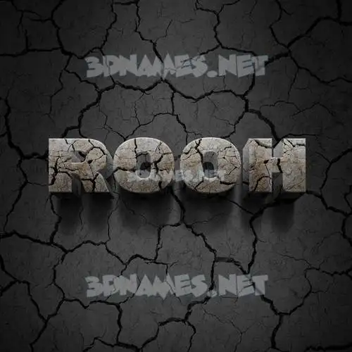 rooh in Cracked Stone style - 3D name wallpaper rooh in Cracked Stone style - 3D name wallpaper