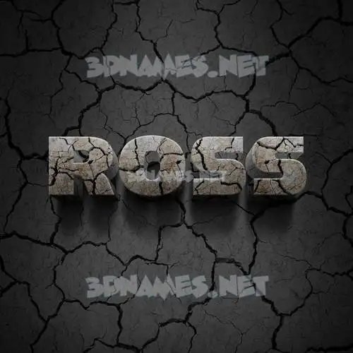 ross in Cracked Stone style - 3D name wallpaper ross in Cracked Stone style - 3D name wallpaper