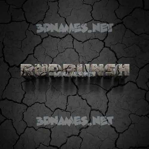 rudrunsh in Cracked Stone style - 3D name wallpaper rudrunsh in Cracked Stone style - 3D name wallpaper