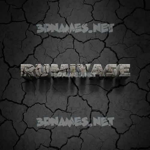 rumiyase in Cracked Stone style - 3D name wallpaper rumiyase in Cracked Stone style - 3D name wallpaper