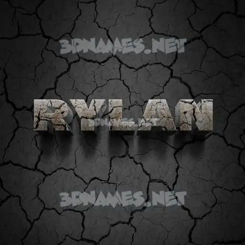 rylan in Cracked Stone style - 3D name wallpaper rylan in Cracked Stone style - 3D name wallpaper