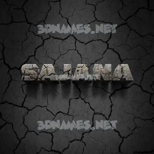 sajana in Cracked Stone style - 3D name wallpaper sajana in Cracked Stone style - 3D name wallpaper