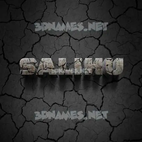 salihu in Cracked Stone style - 3D name wallpaper salihu in Cracked Stone style - 3D name wallpaper