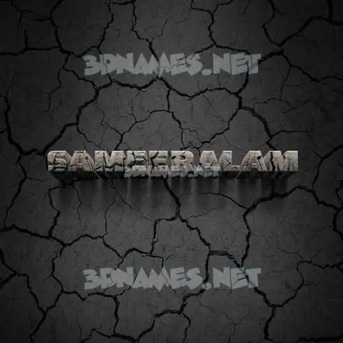 sameeralam in Cracked Stone style - 3D name wallpaper sameeralam in Cracked Stone style - 3D name wallpaper