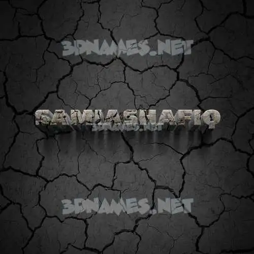samiashafiq in Cracked Stone style - 3D name wallpaper samiashafiq in Cracked Stone style - 3D name wallpaper