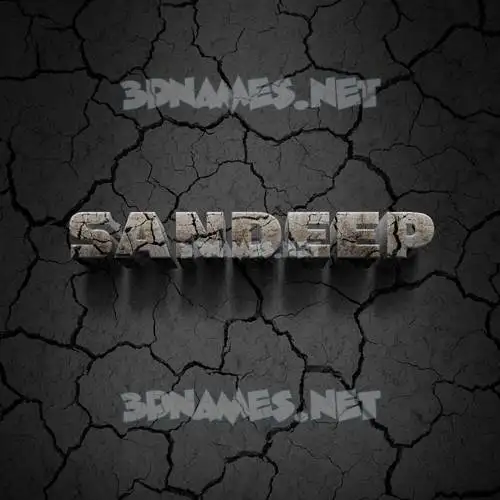 sandeep in Cracked Stone style - 3D name wallpaper sandeep in Cracked Stone style - 3D name wallpaper