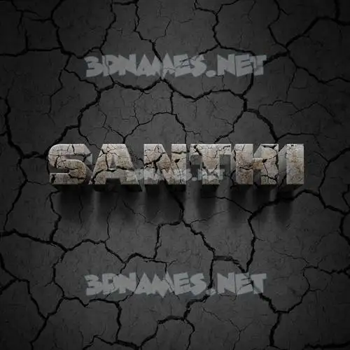 santhi in Cracked Stone style - 3D name wallpaper santhi in Cracked Stone style - 3D name wallpaper