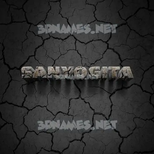 sanyogita in Cracked Stone style - 3D name wallpaper sanyogita in Cracked Stone style - 3D name wallpaper