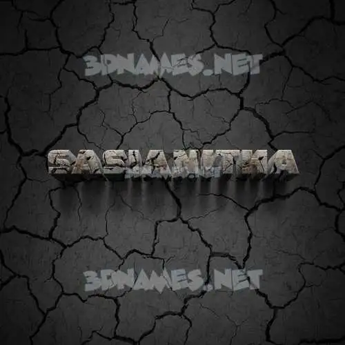 sasianitha in Cracked Stone style - 3D name wallpaper sasianitha in Cracked Stone style - 3D name wallpaper