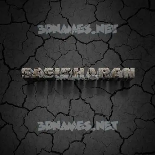 sasidharan in Cracked Stone style - 3D name wallpaper sasidharan in Cracked Stone style - 3D name wallpaper
