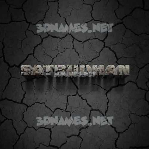 satrudhan in Cracked Stone style - 3D name wallpaper satrudhan in Cracked Stone style - 3D name wallpaper