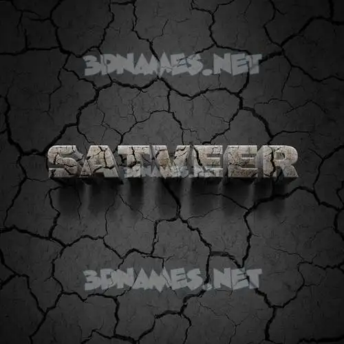 satveer in Cracked Stone style - 3D name wallpaper satveer in Cracked Stone style - 3D name wallpaper