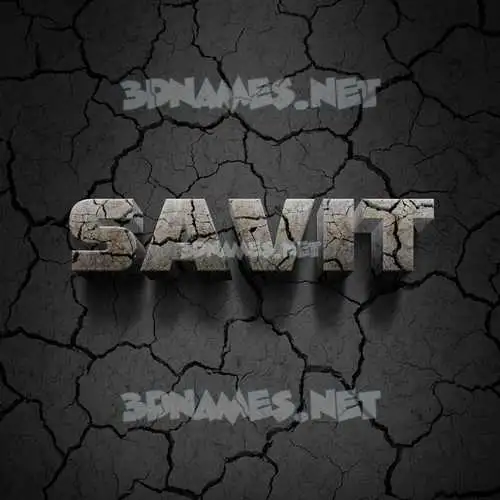 savit in Cracked Stone style - 3D name wallpaper savit in Cracked Stone style - 3D name wallpaper