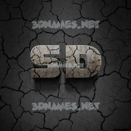 sd in Cracked Stone style - 3D name wallpaper sd in Cracked Stone style - 3D name wallpaper