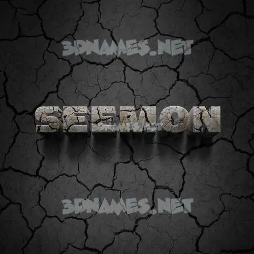 seemon in Cracked Stone style - 3D name wallpaper seemon in Cracked Stone style - 3D name wallpaper