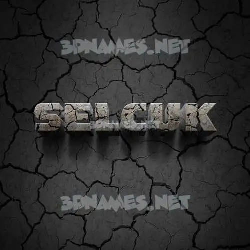 selcuk in Cracked Stone style - 3D name wallpaper selcuk in Cracked Stone style - 3D name wallpaper