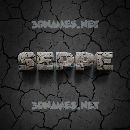 seppe in Cracked Stone style - 3D name wallpaper seppe in Cracked Stone style - 3D name wallpaper