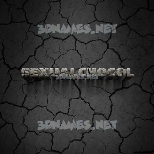 sexualchocol in Cracked Stone style - 3D name wallpaper sexualchocol in Cracked Stone style - 3D name wallpaper