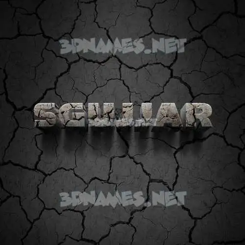 sgujjar in Cracked Stone style - 3D name wallpaper