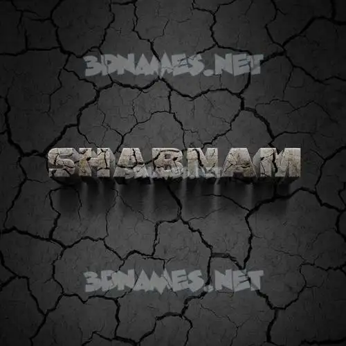 shabnam in Cracked Stone style - 3D name wallpaper shabnam in Cracked Stone style - 3D name wallpaper