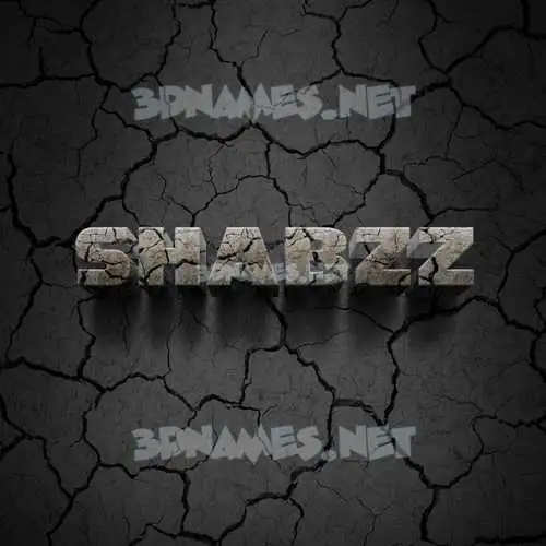 shabzz in Cracked Stone style - 3D name wallpaper shabzz in Cracked Stone style - 3D name wallpaper