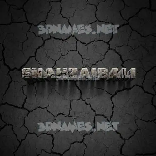 shahzaibali in Cracked Stone style - 3D name wallpaper shahzaibali in Cracked Stone style - 3D name wallpaper