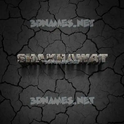 shakhawat in Cracked Stone style - 3D name wallpaper shakhawat in Cracked Stone style - 3D name wallpaper