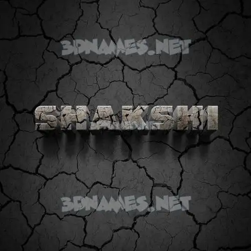 shakshi in Cracked Stone style - 3D name wallpaper shakshi in Cracked Stone style - 3D name wallpaper