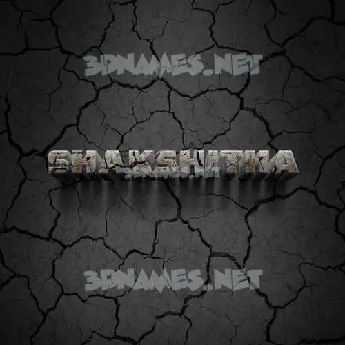 shakshitha in Cracked Stone style - 3D name wallpaper shakshitha in Cracked Stone style - 3D name wallpaper