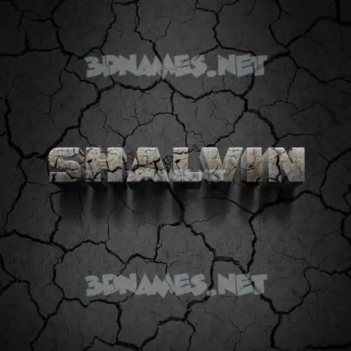 shalvin in Cracked Stone style - 3D name wallpaper shalvin in Cracked Stone style - 3D name wallpaper