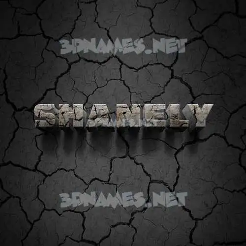shanely in Cracked Stone style - 3D name wallpaper shanely in Cracked Stone style - 3D name wallpaper
