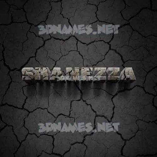 shanezza in Cracked Stone style - 3D name wallpaper shanezza in Cracked Stone style - 3D name wallpaper