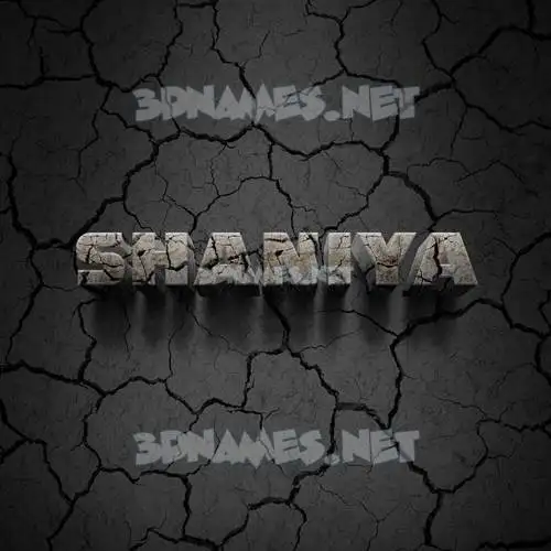 shaniya in Cracked Stone style - 3D name wallpaper shaniya in Cracked Stone style - 3D name wallpaper
