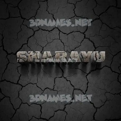 sharayu in Cracked Stone style - 3D name wallpaper sharayu in Cracked Stone style - 3D name wallpaper