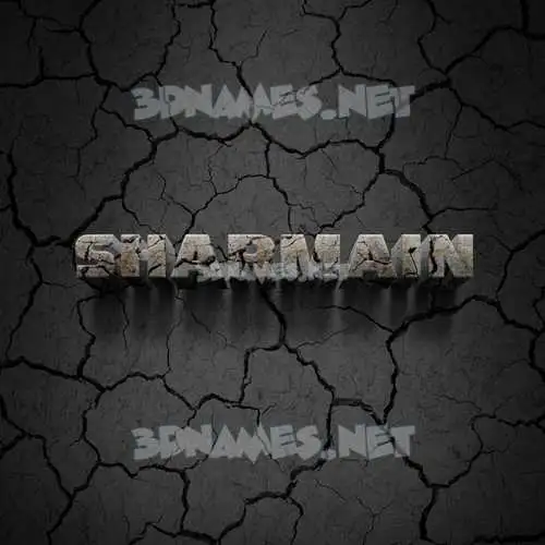 sharmain in Cracked Stone style - 3D name wallpaper sharmain in Cracked Stone style - 3D name wallpaper