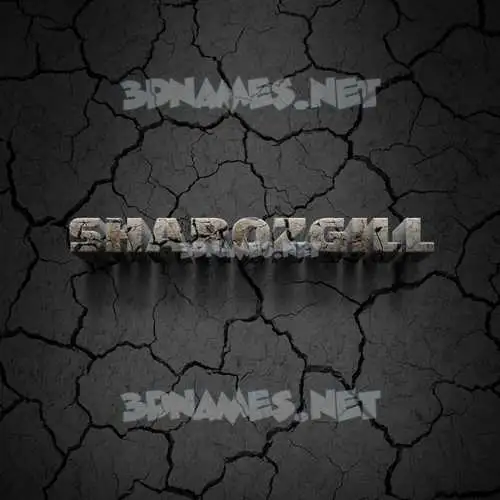 sharozgill in Cracked Stone style - 3D name wallpaper sharozgill in Cracked Stone style - 3D name wallpaper