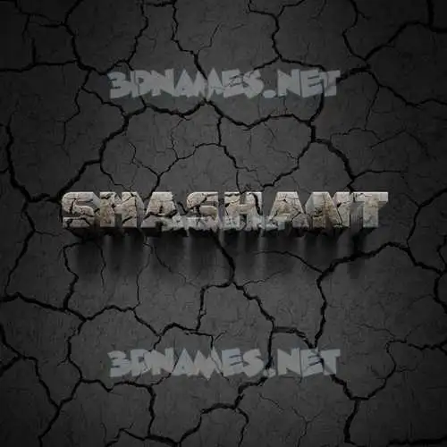 shashant in Cracked Stone style - 3D name wallpaper shashant in Cracked Stone style - 3D name wallpaper