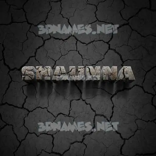 shaunna in Cracked Stone style - 3D name wallpaper shaunna in Cracked Stone style - 3D name wallpaper